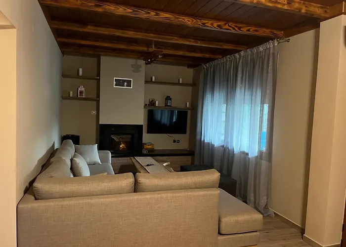 度假居 το πετρινο σπιτι του καστρη! με θεα τα μετεωρα 卡兰巴卡